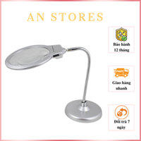 Kính lúp để bàn phóng đại 2x-6x có đèn trợ sáng, dây uốn cong V1