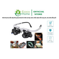 Kính lúp đeo đầu độ phóng đại 8x15x23 có đèn led đọc sách, thẩm định đồ trang sức, sửa chữa đồng hồ