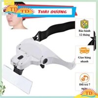 Kính lúp đeo mắt đọc sách sửa chữa zoom x1 x1.5 x2 x2.5 x3.5 - 9892B1