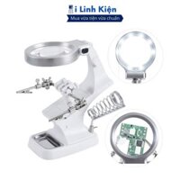 Kính lúp hàn mạch đa năng TH-7023 xoay 360 độ 3X/4.5X có đèn Led trợ sáng chính hãng iLinhkien.