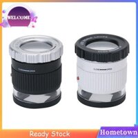 Kính lúp hình trụ cầm tay 30X có đèn LED UV Trang sức Kiểm tra độ phóng đại Loupe