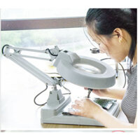 Kính lúp kẹp bàn LT-86A 20X đèn LED (thấu kính trắng - Optical)