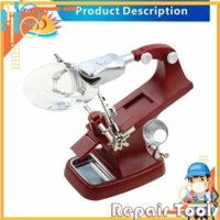 Kính lúp kẹp board 2led TH-7023 phóng đại 3X/4.5X có giá đở mỏ hàn và khây để nhựa thông