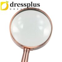 Kính lúp kim loại cầm tay DRESSPLUS 20x, Kính lúp đọc sách di động bằng kim loại, Kính quang học cổ điển có thể tháo rời Sách đọc sách có độ phóng đại cao độ phân giải cao