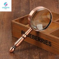 Kính lúp kim loại cầm tay MLINX 20x, Kính lúp đọc sách cổ điển bằng kim loại, Kính quang học tinh tế Sách đọc sách có độ phóng đại cao di động độ phân giải cao