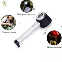Kính lúp kính quang học SAIN, 45X với 3 đèn LED Lúp chiếu sáng cầm tay, Ống kính dụng cụ quang học Đa năng Tầm nhìn rõ ràng Trang sức Kính lúp Loupe