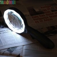 Kính lúp MAOMEI Chuyên nghiệp với 12 đèn LED để đọc sách Kính lúp chiếu sáng 10X
