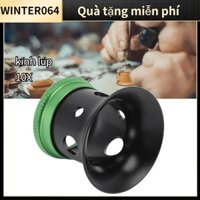 Kính lúp mắt kính của Jewelers 10X Kính lúp nhỏ cầm tay nhẹ cho tem trang sức Coins Đồng hồ Winter064