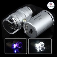Kính lúp mini 60X V1, có đền led chiếu sáng