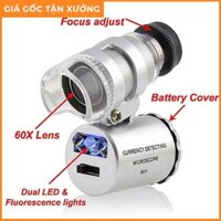 Kính lúp mini có đèn phóng đại 60 lần❤️FREESHIP❤️ Thiết kế vô cùng lý tưởng, kích thước siêu nhỏ gọn