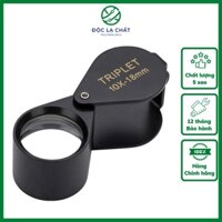 Kính lúp mini hình dạng móc khóa, hàng cao cấp thấu kính nhìn rõ nét 10X 7007B