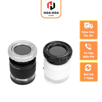 Kính lúp phóng đại 30X có đèn led trắng và tím HD TH-9006B