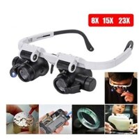 Kính lúp sửa chữa đồng hồ gắn đầu 20x, độ phân giải cao, mặt nạ mắt khắc, sửa chữa trang sức, nhận dạng, kính lúp phóng đại cao CMFZ