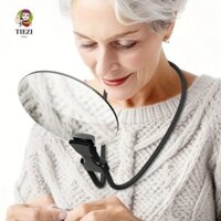 Kính lúp TIEZI 3X / 10X, Kính lúp treo cổ lớn rảnh tay, Đọc sách tiện lợi Kính lúp có thể điều chỉnh màu đen bền bỉ Làm việc chi tiết