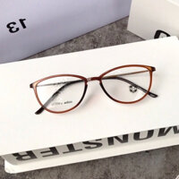 Kính Mắt bầu nhỏ Ultem gọng kim loại tăm cao cấp