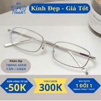 Kính mắt Blueyewear gọng chữ nhật hẹp thời trang cá tính cho nam nữ - 0034