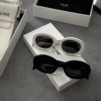 Kính Mát CéLin Lisa Dáng Mắt Mèo Sành Điệu - Kính Ce’Line Trắng -Kính Mát Hiệu Cé Lin Dáng Mắt Mèo Sành Điệu