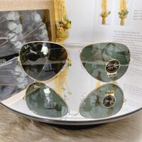 Kính mát chính hãng Rayban Lense Green Classic G15 gọng Gold RB3025 L0205 58 - RB3026 L2846 62