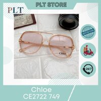 Kính mát Chloe CE2722 749 (56-17-140) gọng trong, màu vàng hồng, mắt trong Full Box