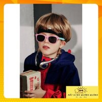 Kính Mát Cho Bé Tròng Phân Cực Chống UV400 Gọng Dẻo Silicone Cao Cấp  bé trai bé gái 3-8 tuổi 11010