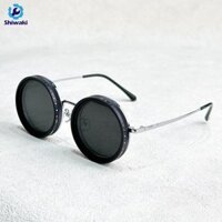 Kính Mát Có Thể Điều Chỉnh Tròn Phân Cực Kính Trang Trí 9 Cấp Độ Điều Chỉnh Trang Phục Hiện Đại Đạo Cụ Đi Biển Kính Mát Cho Nam Đi Biển