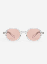 Kính mát dáng tròn Clear - ROU 0058 - Màu hồng