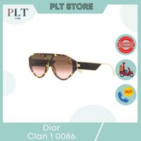 Kính mát Dior Clan 1 0086 PD-042-06 (61-14-150) Dior viền nhựa Havana Full Box