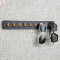 Kính Mát Gỗ Giá Để Đồ Treo Tường Tự Dính Kính Mắt Giá Đỡ Giả Da Móc Kính Mắt Tổ Chức YR