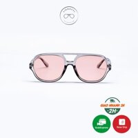 Kính mắt gọng nhựa thời trang unisex, tròng kính chống UV nhiều màu sắc Liedotti Eyewear 3340 chính hãng