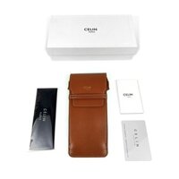 Kính Mát Hộp Kính CEL Hộp Kính Thời Trang Trắng Mềm Mại Đơn Giản Chống Rơi Và Chống Áp Lực Kính Hộp Da