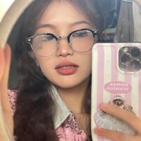 Kính mắt không độ đa giác viền dày unisex nam nữ cực xinh mẫu mới 2023