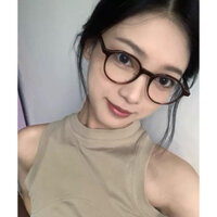 Kính mắt không độ gọng nhựa quai mảnh dẻo đệm mũi mã 6835