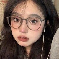 Kính mắt không độ, kính giả cận gọng vuông đệm su hàng mới