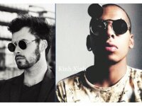 Kính mát, Kính râm Nam Nữ Mắt Tròn Thời Trang Đi Ngày và Đêm - Gọng Đen