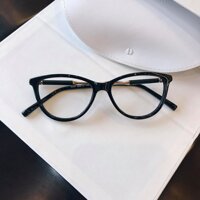 Kính Mắt mèo thời trang tròng kính chống ánh sáng xanh UV - ĐEN
