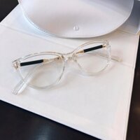 Kính Mắt mèo thời trang tròng kính chống ánh sáng xanh UV - TRẮNG