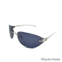 Kính mắt nam gọng bạc mắt xanh đen