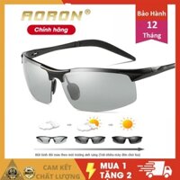 Kính mát nam kính thời trang phân cực polarized đổi màu đi ngày và đêm nam nữ 8177 gọng Magiê siêu nhẹ
