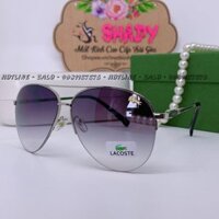 Kính Mát Nam Màu Xám Khói Gọng Kim Loại Cao Cấp Kèm Hộp LC10