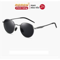 Kính Mát Nam Nữ, Kính Thời Trang, Kính Đi Chơi, Đi Biển Tròng Phân Cực Chống Tia UV400 AK040 - Aoron - G Xám, Mắt Đen