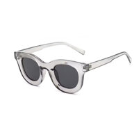 Kính Mát Nam Nữ Retro Cổ Điển Unisex Gọng Trong Suốt Dáng Vuông Tròng Kính Chống Tia UV400 Bảo Vệ Mắt
