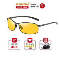 Kính Mát Nam Phân Cực Lái Xe Ngày Và Đêm, Chống Tia UV400 AK016 - AORON - Mắt Vàng Đi Đêm
