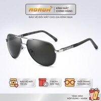 Kính Mát Nam Phân Cực Polarized gọng vuông chống chói , chống lóa đi xe đi phượt AK037 - AORON