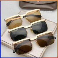 Kính mắt nam solex chữ H gọng kim loại tròng thủy tinh chống UV400,kính cơn solec chữ H