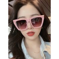 kính mát nữ màu hồng trendy (tặng kèm hộp kính xinh)