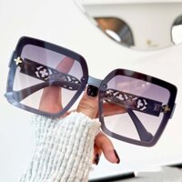 Kính Mát NỮ MM036 gọng vuông Hoa Douyin Cùng Phong Cách Thời Trang Cá Tính kính râm chống tia cực tím UV400