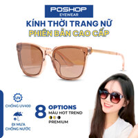 Kính mát nữ POSHOP mắt kính râm chống UV400 thiết kế mắt vuông dễ đeo màu sắc thời trang P035