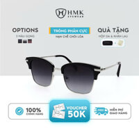 Kính Mát Nửa Viền HMK Eyewear Thời Trang Nam Nữ Tổng Tài Bảo Vệ Mắt Chống Tia UV – KM27001