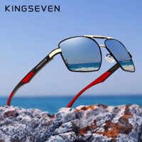 Kính mát phân cực KINGSEVEN bằng nhôm màu đỏ sol 7719