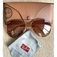 kính mát ray ban aviator 62mm khung vàng / kính tím